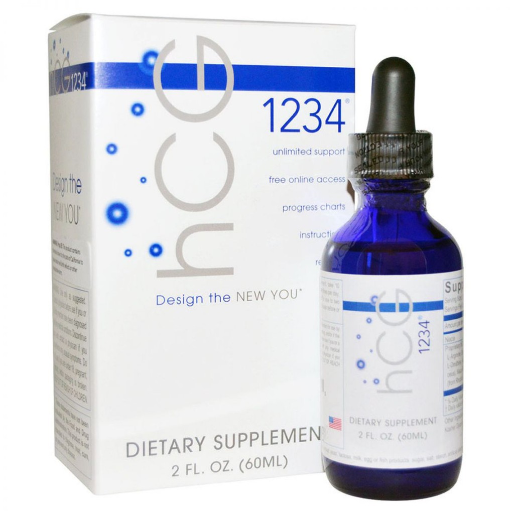 HCG 1234 Diet Drops WeightLoss Supplement Shopee Malaysia