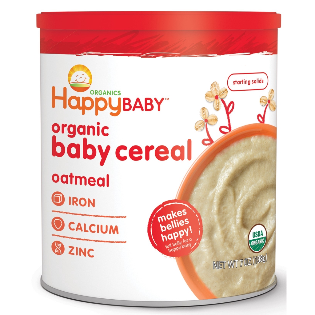 happy baby organic oatmeal