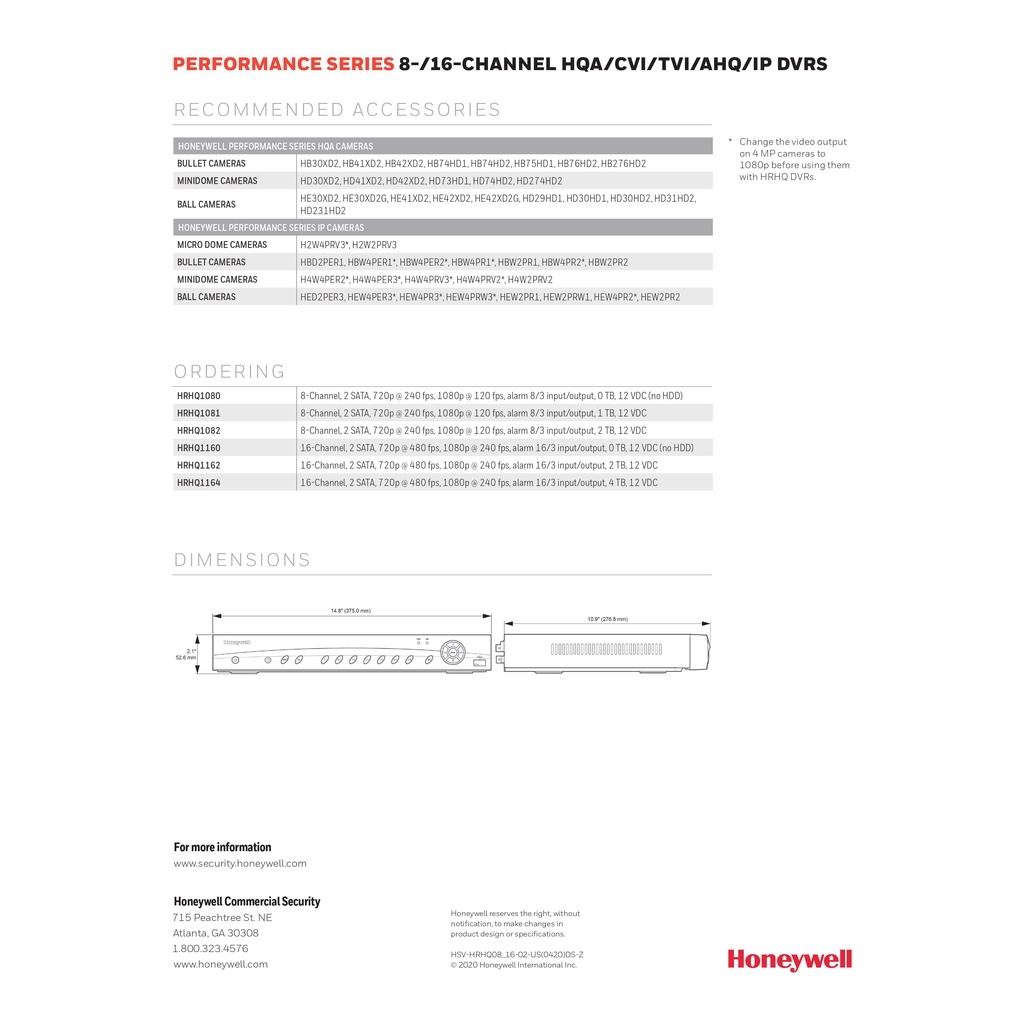 honeywell hd42xd2