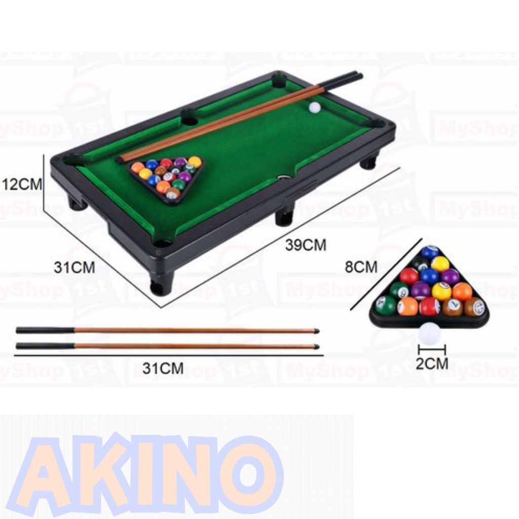 NEW MY MINI TABLETOP POOL SNOOKER TABLE GAME SET TOY CHILDRENS XMAS GIFT TY824 