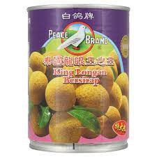 Peace Brand King Longan In Syrup 565G 白鸽牌龙眼