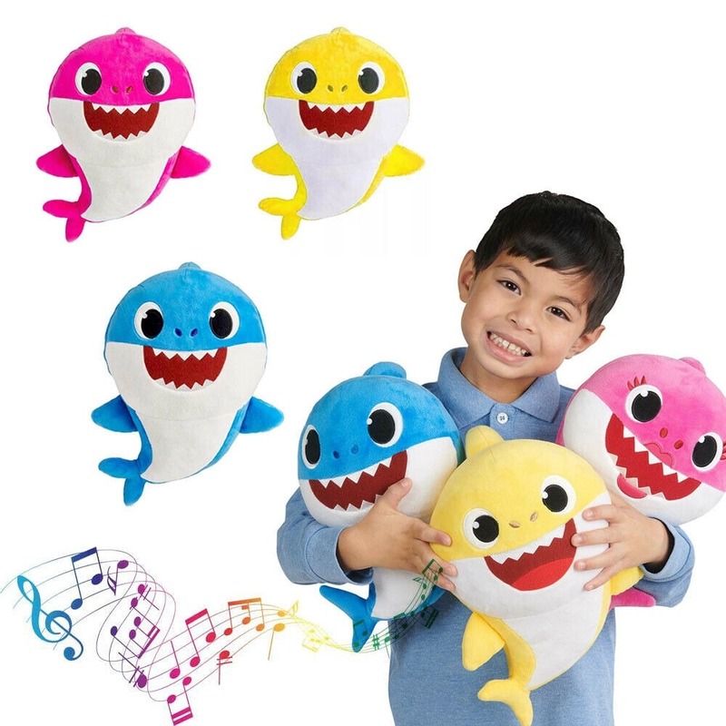 Buy Led Baby Soft Doll Toy Baby Shark With Music Sound Cute Animal Plush Singing English Song Anak Patung Party Favor Seetracker Malaysia