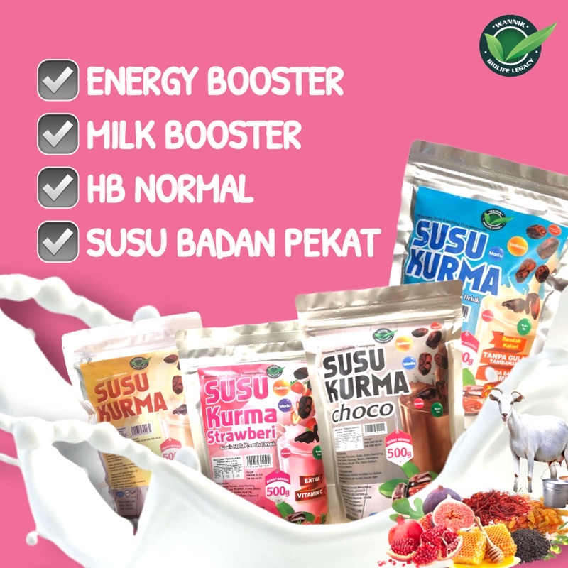 [ MILK BOOSTER ] SUSU KAMBING KURMA MADU SEDAP DAN TINGKATKAN PENGELUARAN SUSU IBU