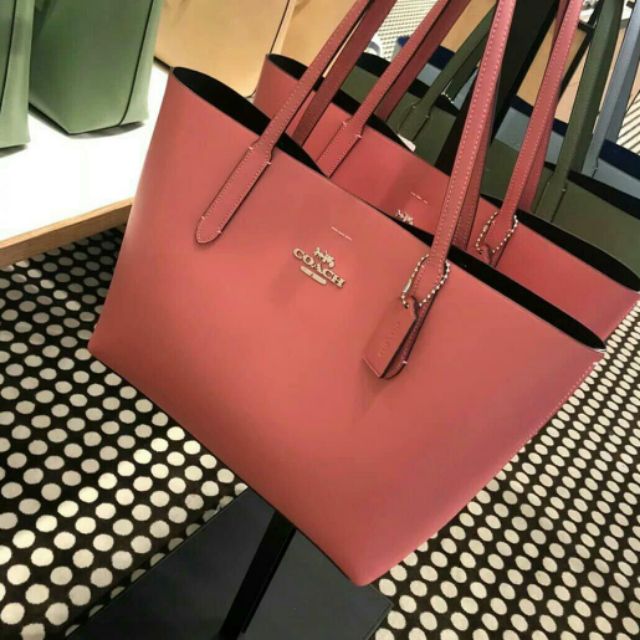 coach f31535 leather avenue tote