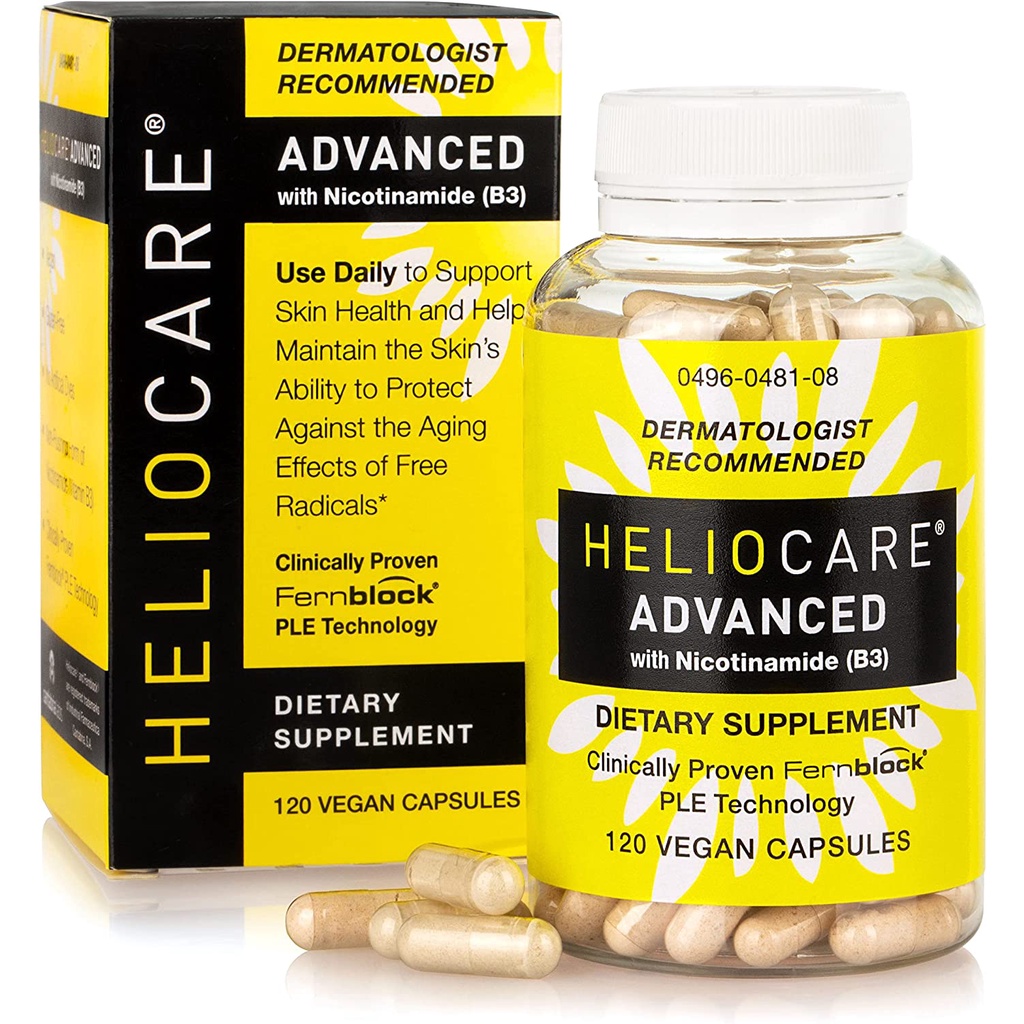 Heliocare Advanced Nicotinamide B3 Supplement 120 Vegan Capsules