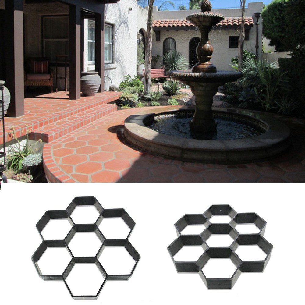 Driveway Paving Mould Brick Patio Concrete Path Garden Walk Maker