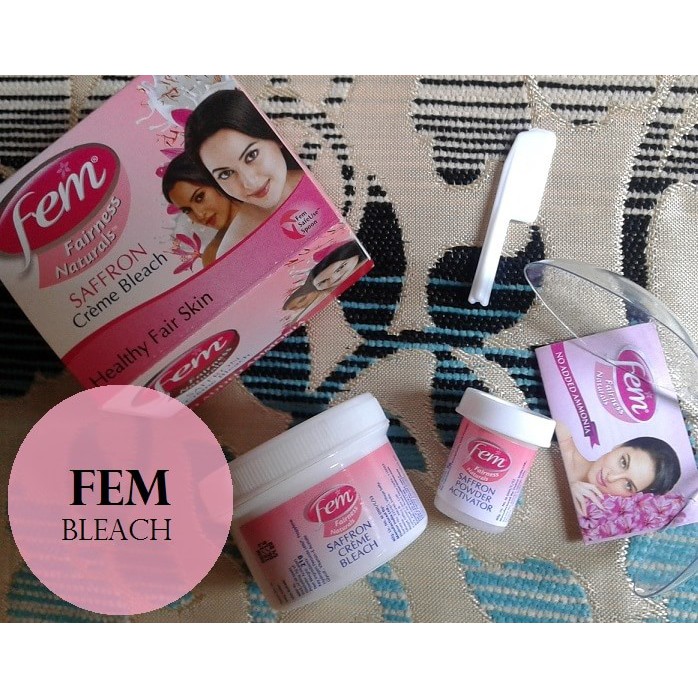 Fem Fairness Naturals Saffron Skin Bleach 64g Shopee Malaysia