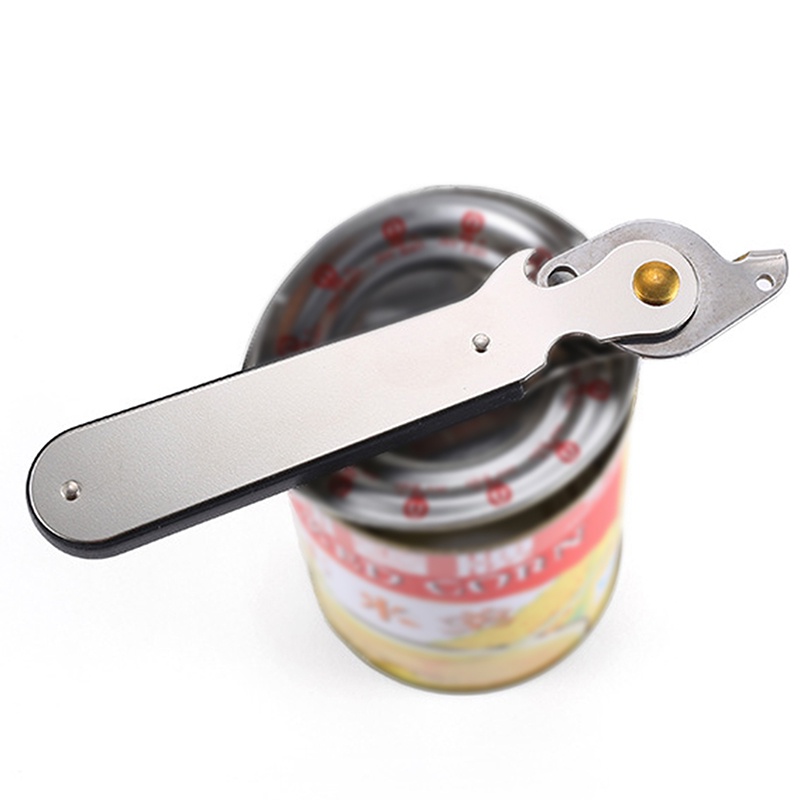 Can Opener Beer Wine Bottle Opener Family Camping Manual Stainless Steel Kitchen Tool