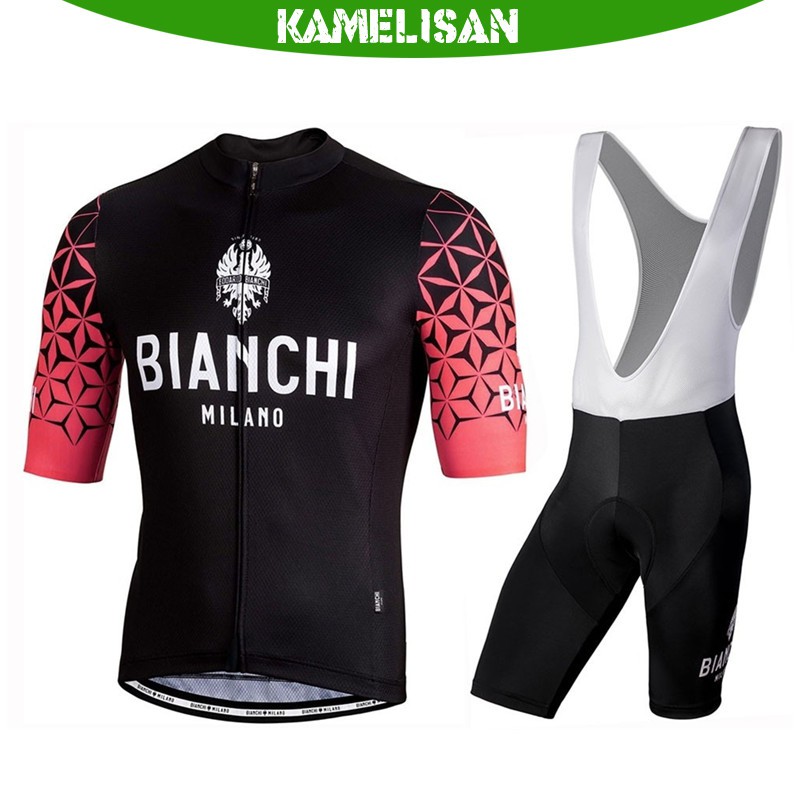 Bibs Set Men/'s Bicycle Wear Kit Red Cycling Jersey and Padded Bike Shorts