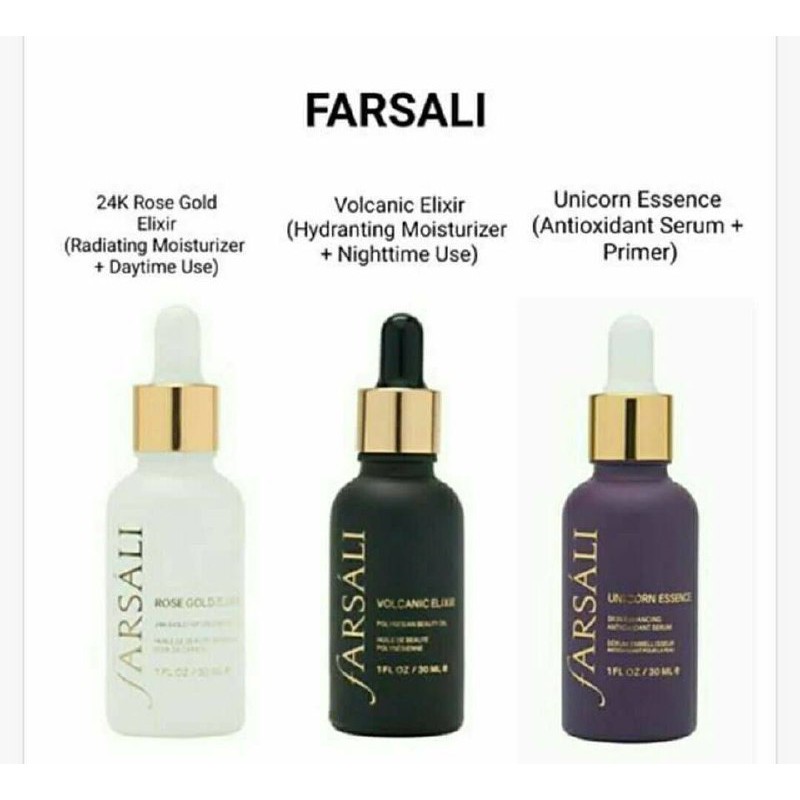 farsali serum for oily skin