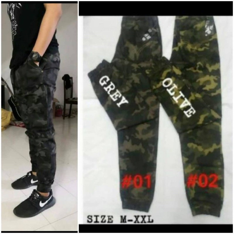 Amry jogger baru..(Unisex) ./.size:-(s-3XL) good quality.????