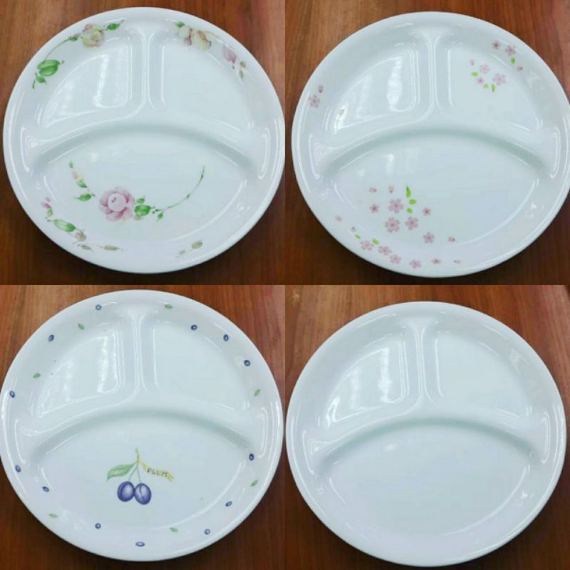 Corelle Divided Plate/Dish 26cm Shopee Malaysia