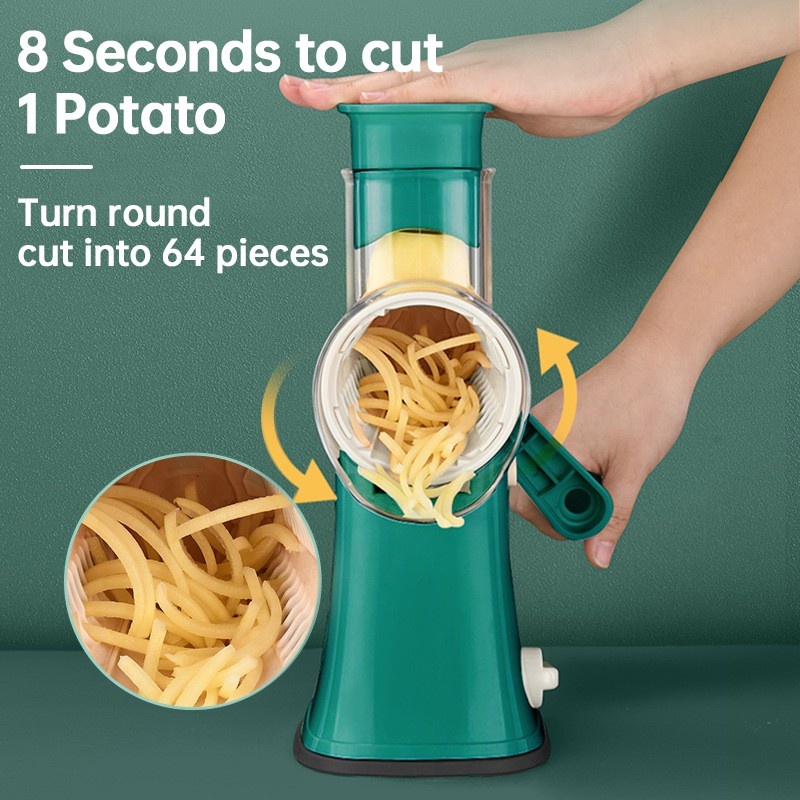 Vegetable Cutter Slicer Potato Carrot Cheese Shredder Fruit Chopper 5