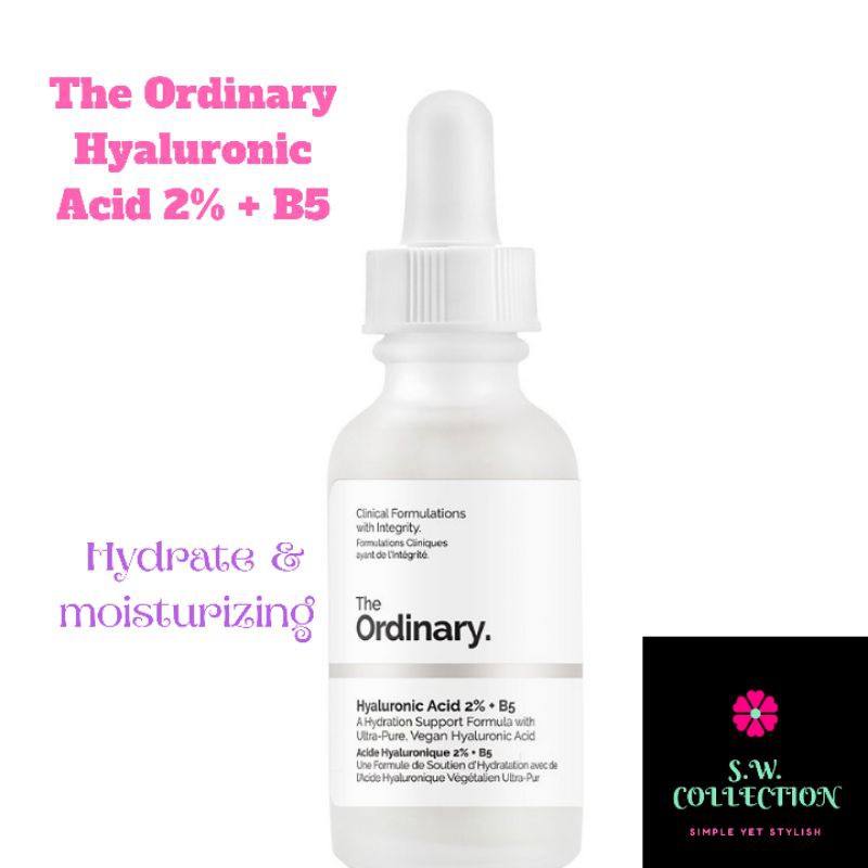 00 Authentic The Ordinary Hyaluronic Acid 2 B5 Hydration Moisturizing Serum The Ordinary Original Murah Malaysia Shopee Malaysia