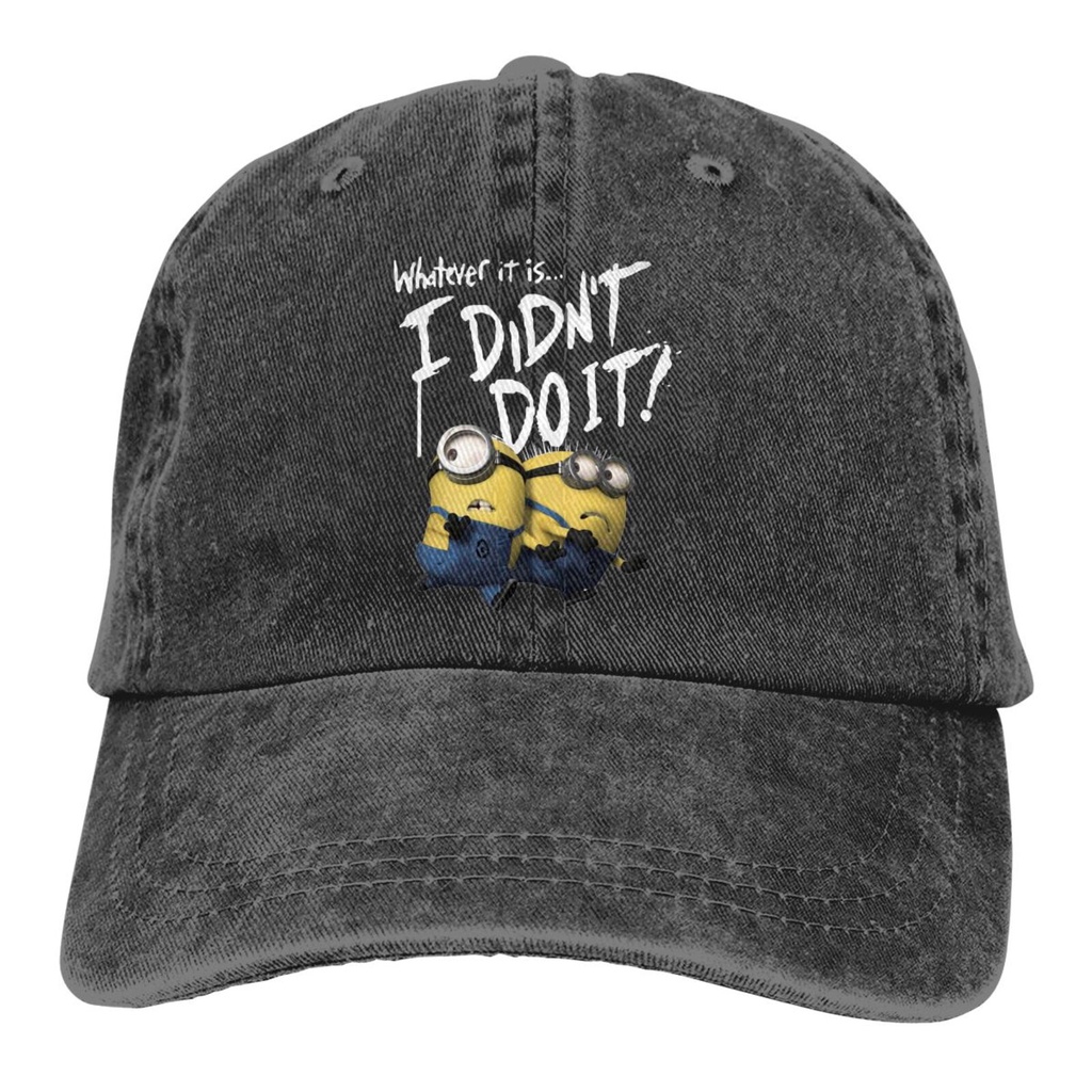 New Arrival Minion I Didn'T Do It Cotton Customized Baseball Cap Diy Shop