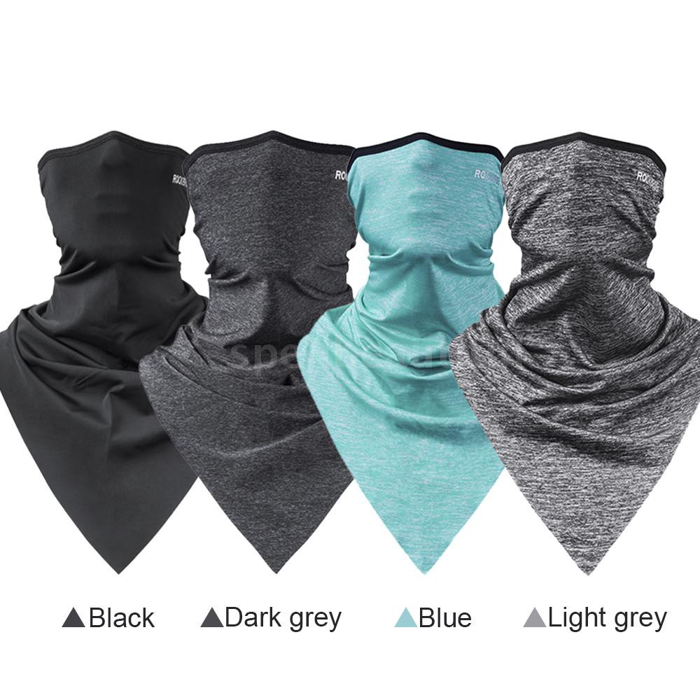 TOMSHOO Cycling Half Face Mask Motorcycle Neck Warmer Riding Neck Gaiter Cooling Climbing Running Hiking Neck Wrap Ice Silk Cycling Headwear