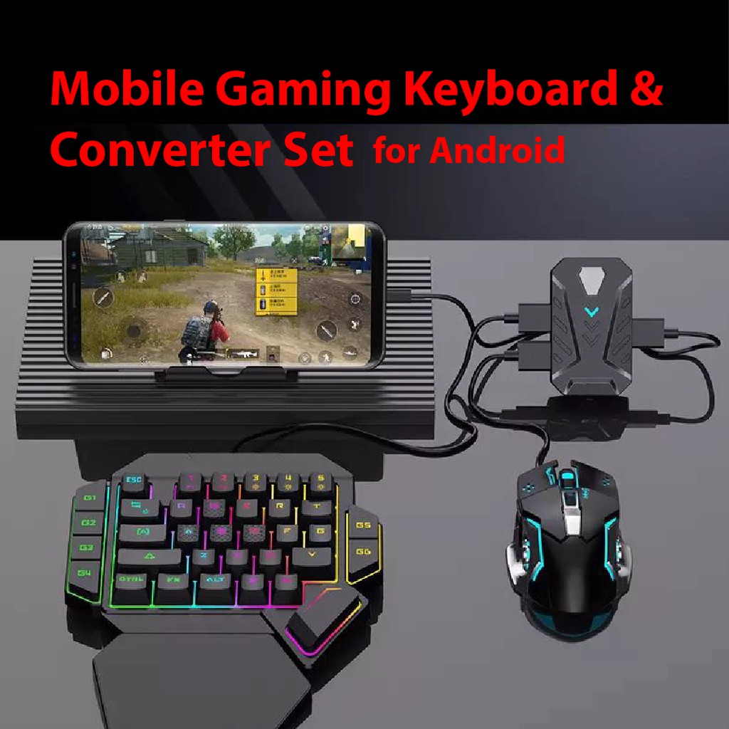 мобильный геймпад pubg контроллер игровая клавиатура мышь конвертер для android фото 67