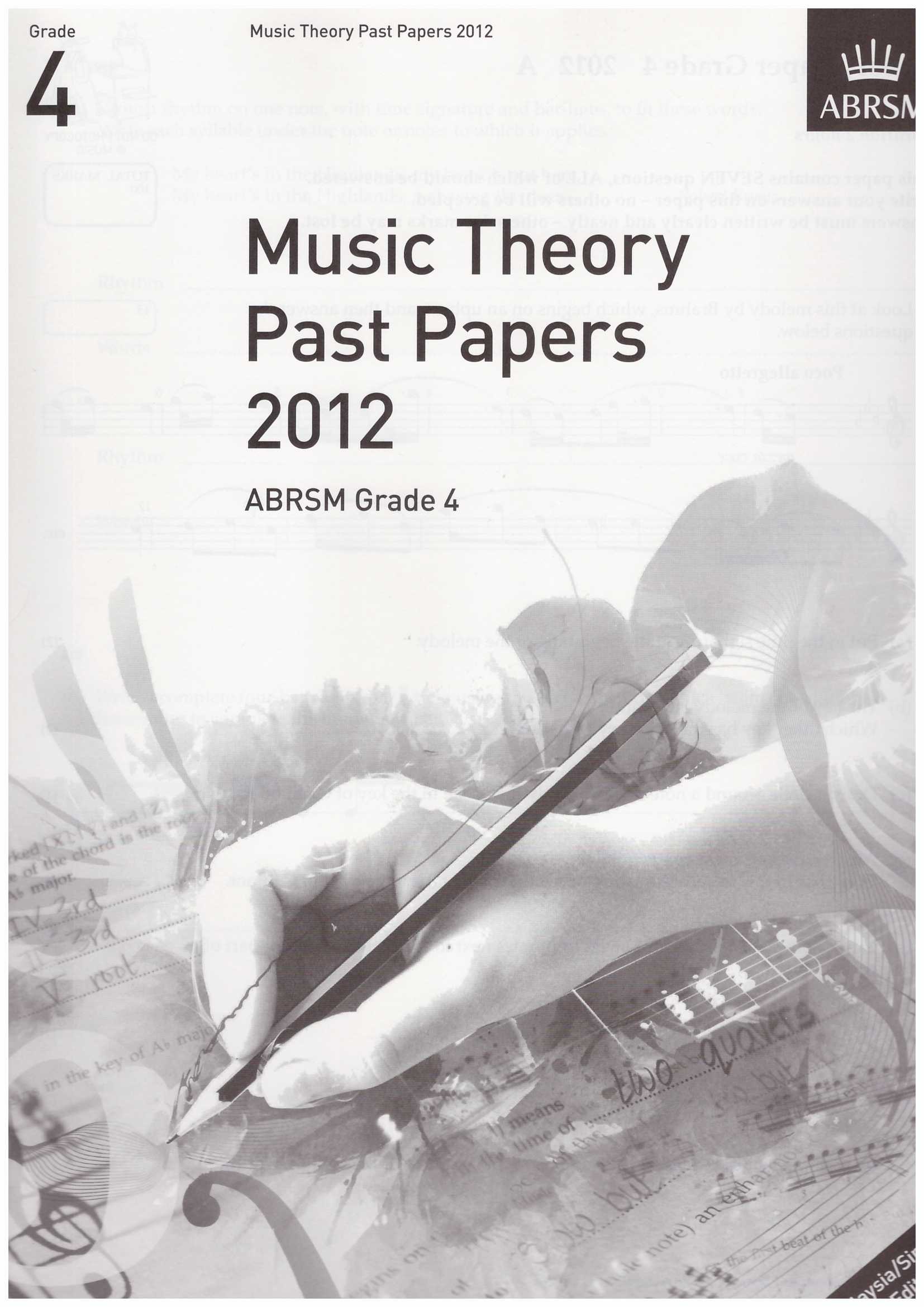 ABRSM Music Theory Practice Papers 2012 Grade 4 / Theory Paper / Theory Exam Paper / Theory Past Year Paper / Past Paper