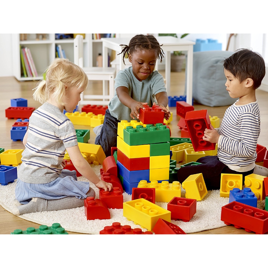 soft bricks set for gross motor skills by lego education