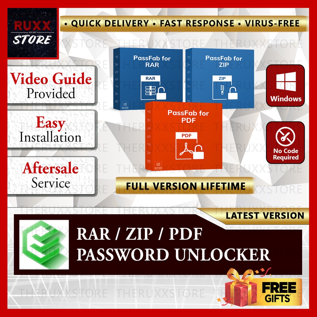 [Windows] PassFab For PDF RAR ZIP Password Recovery 2022 Full Version ...