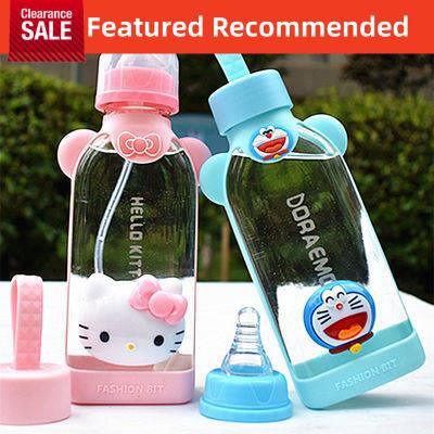 Ready Stock Botol Susu Milk Bottle Wide Neck Bottle Trend Kreatif Cute Botol Botol Pelajar Kanak Kanak Remaja Piala Jerami Made Cup Piala Air Flat Portable Piala Dua Tujuan Shopee Malaysia