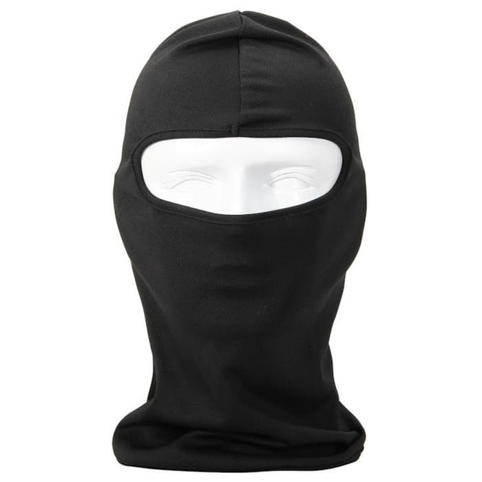 Plain Black Ninja Mask Ninja Motorcycle Mask Full Face Mask Black Riding Mask Balaclava 
