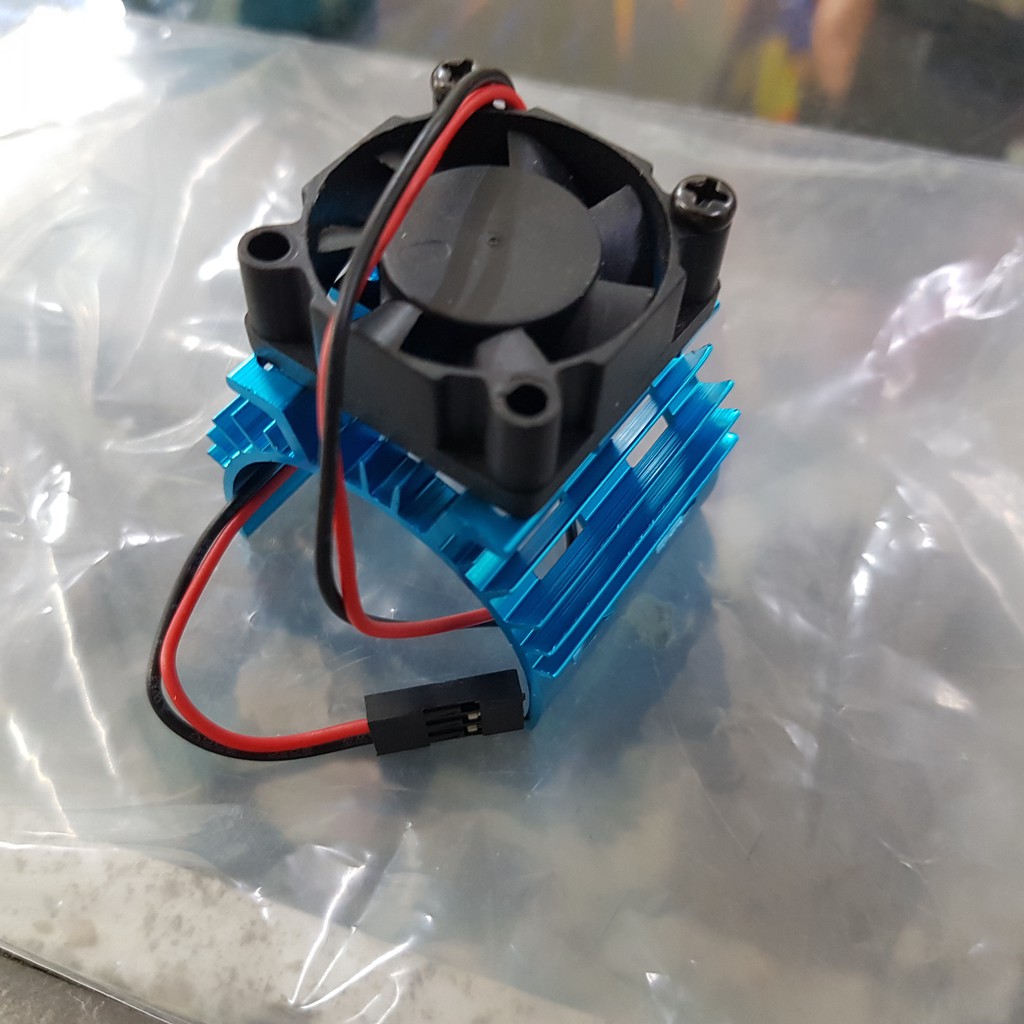 RC Custom Brushless Motor Heat Sink With 13000RPM Cooling Fan Shopee