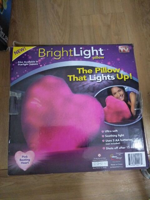 Pink Beating Heart Pillow Shopee Malaysia
