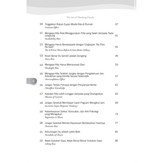 The Art of Thinking Clearly - Rolf Dobelli : Edisi Bahasa Melayu