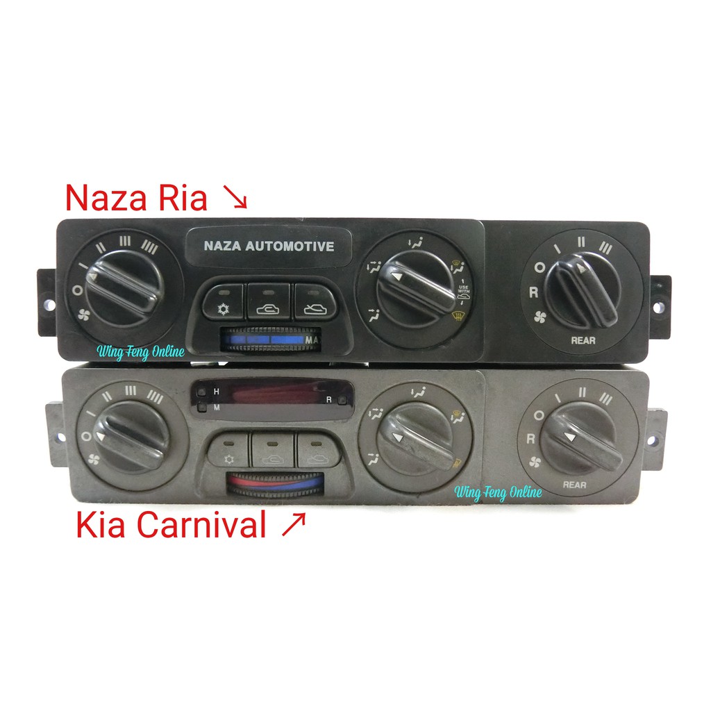 Genuine Naza Ria Kia Carnival Aircond Control Panel Switch Climate Unit