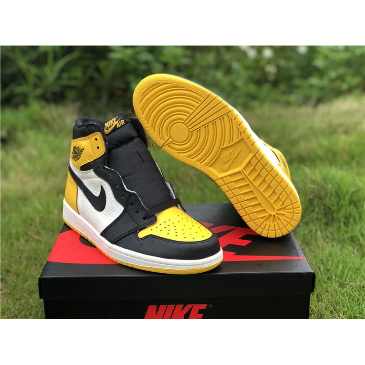 jordan yellow toe high