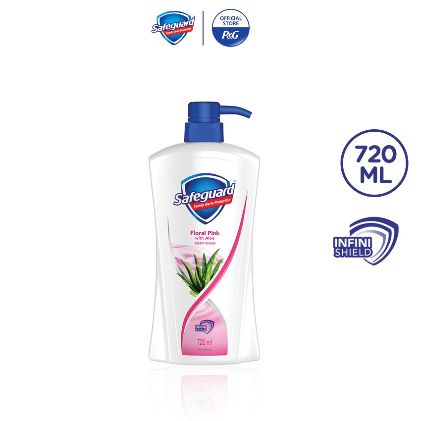 Safeguard Family Germ Protection Body Wash Floral Pink 720 ml