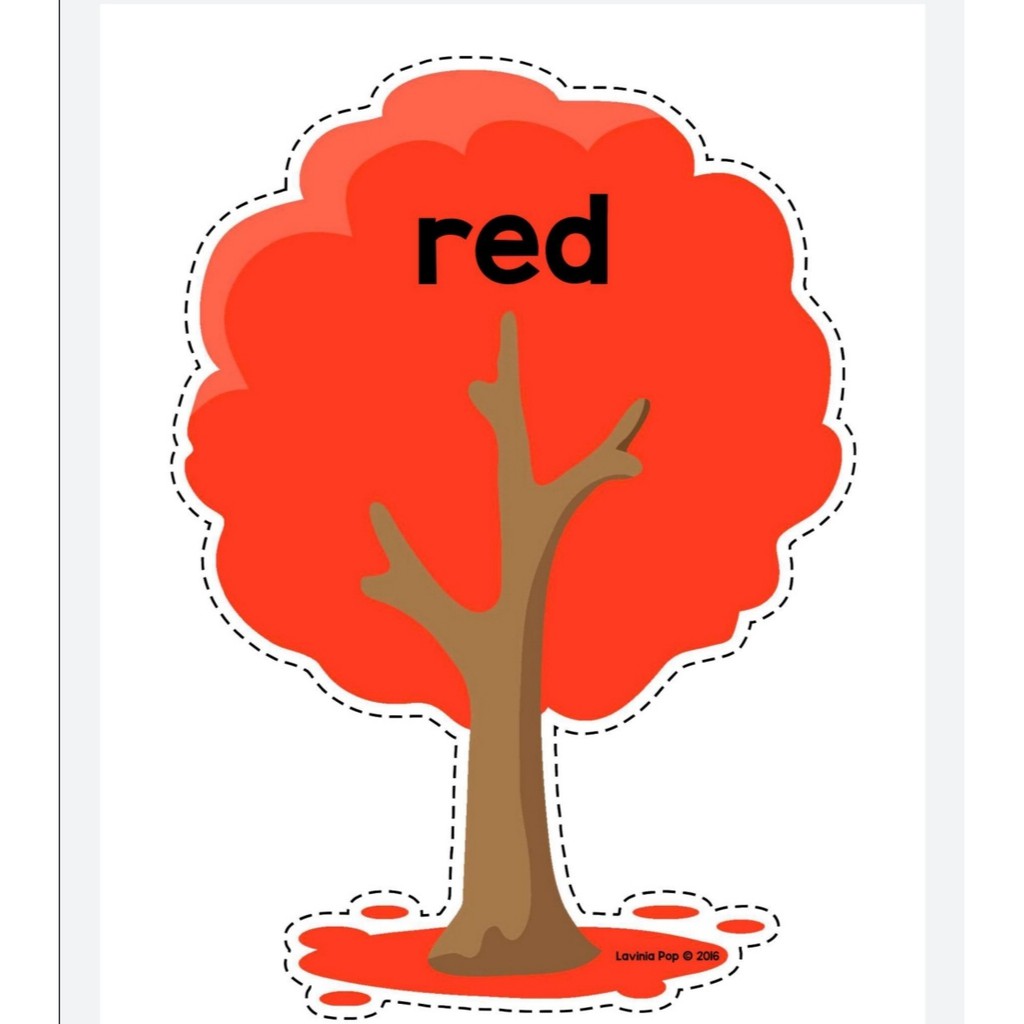 (PDF) 028 Tree & leaf color matching 6 colors 13pages | Shopee Malaysia