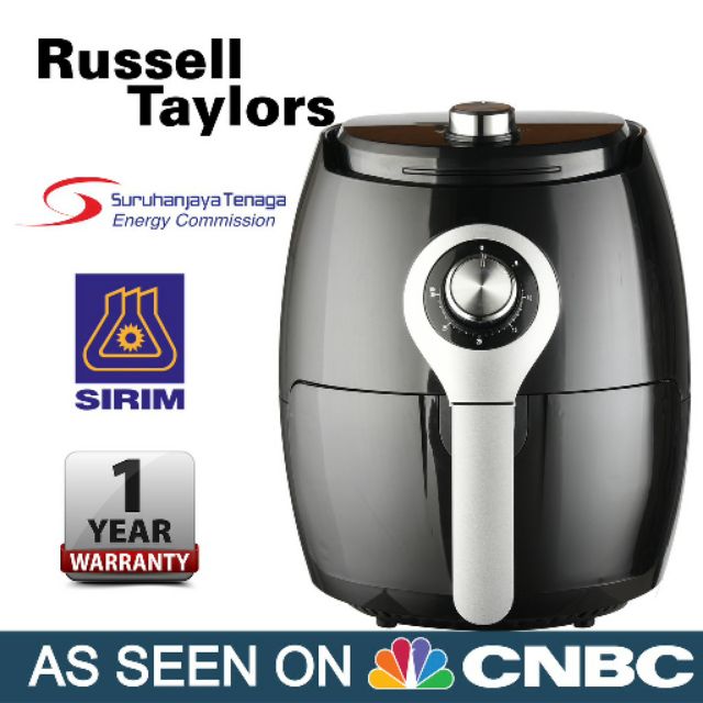 Russell Taylors Air Fryer Af 24 Large 3 8l Free Delivery Shopee Malaysia