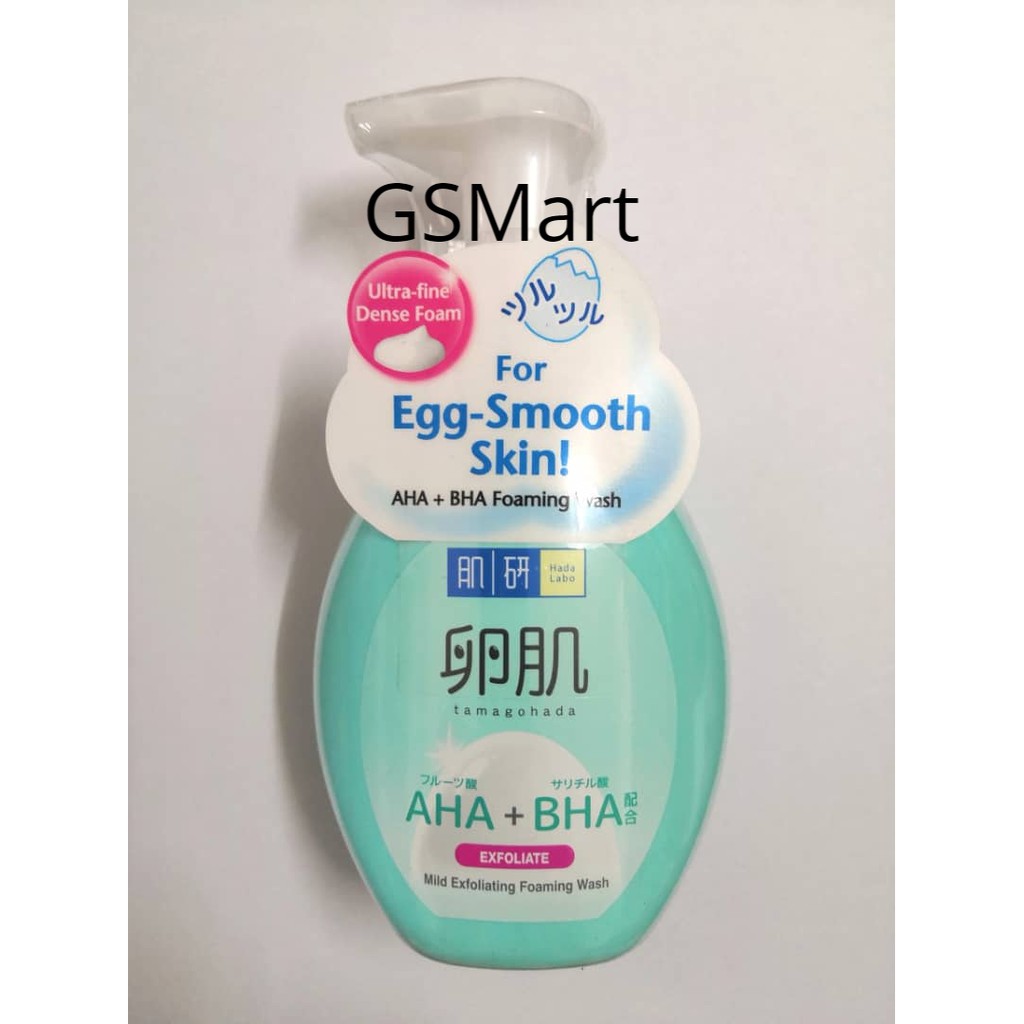 HADA LABO AHA BHA Exfoliate Foaming Wash 160ml (expiry 2024) Shopee Malaysia