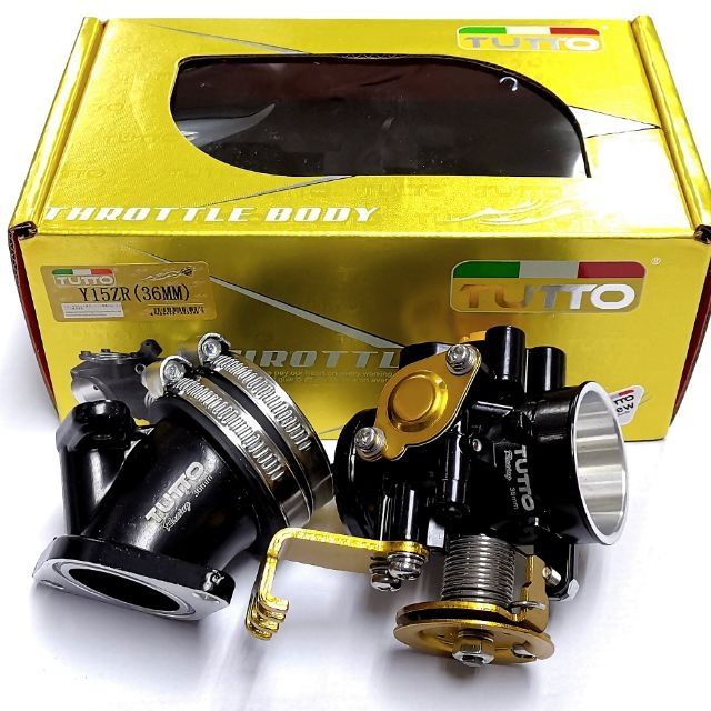 Throttle body kit Y15ZR TUTTO RACING 40mm Shopee Malaysia