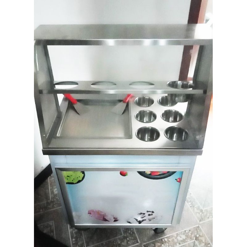 Mesin Ice Cream Roll Frame Dan Led Shopee Malaysia