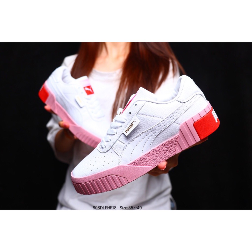 puma cali pink and red