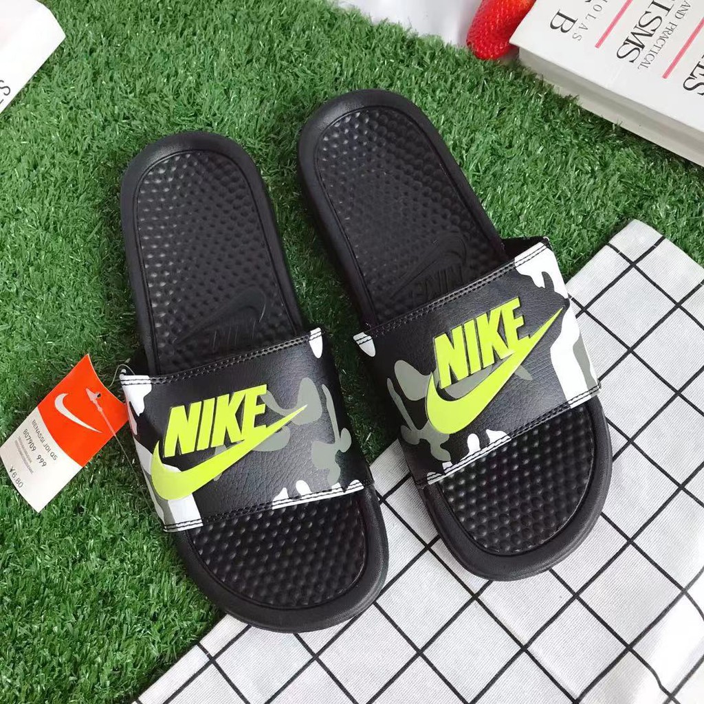 nike slippers camouflage