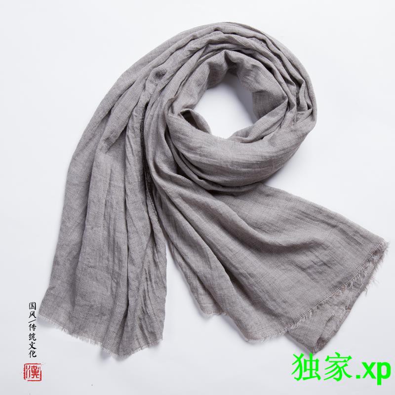 mens linen scarf