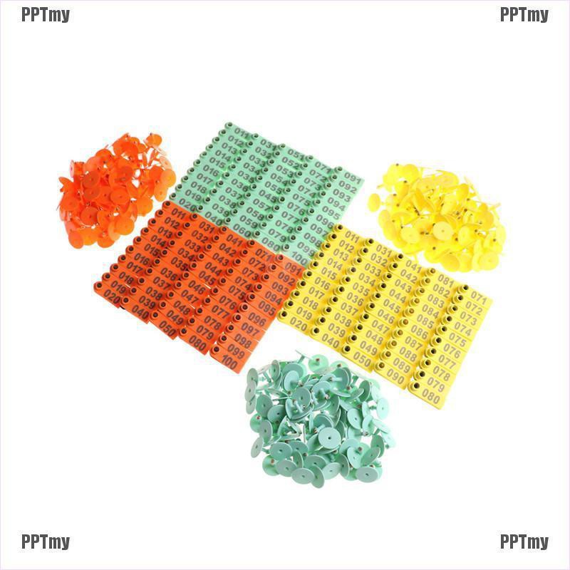 Buy Ppt 100pcs Goat Sheep Pig Cattle Beef Plastic Livestock Ear Number s My Seetracker Malaysia