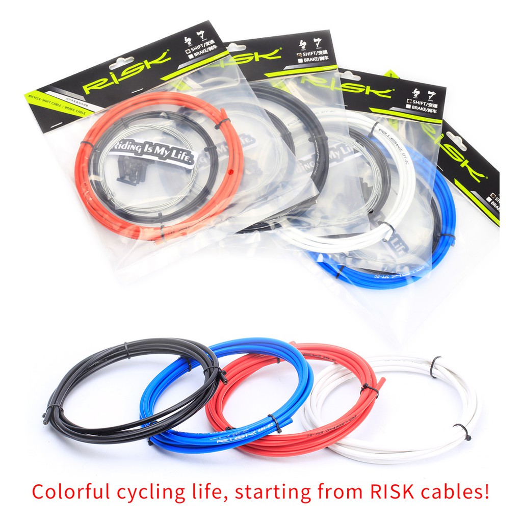 RISK RC303 Mountain Road Bike Protection Derailleur Shift Brake Link Cable Wire 