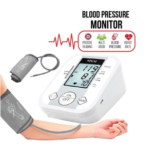 Electronic Blood Pressure Monitor Heart Beat Monitor with LCD screen Monitor tekanan darah alat cek tekanan darah 血压器