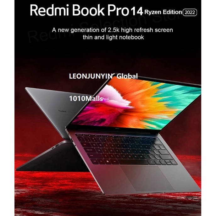 Xiaomi 2022 Redmibook PRO 15 14 (AMD)(Eng) 6800H Rdna2 3.2K 120Hz ...