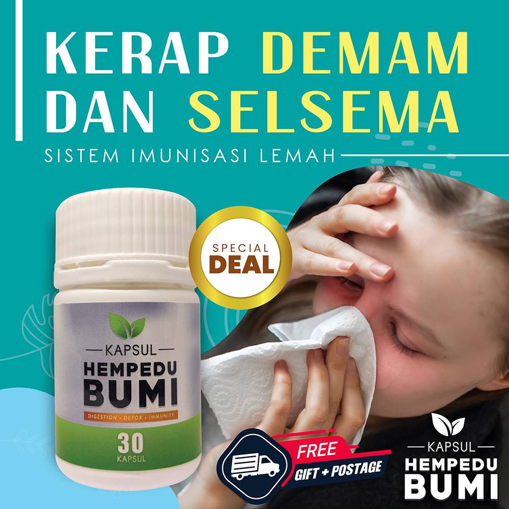 Kapsul Hempedu Bumi Rawat Penafasan Ubat Demam Asma Darah Tinggi Kencing Manis Gift Shopee Malaysia