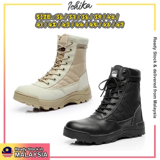 [MYSIA READY STOCK][36-47][Sparta Army Unisex Tactical Boots Swat Boots Combat Boots Kasut Operasi]
