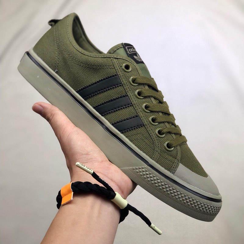 adidas army colour shoes