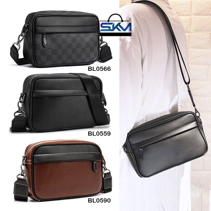 SKM New Men's Clutches Fashion Leather Leisure Messenger Bags/ Bag Llelaki BL0559 BL0566 BL0590