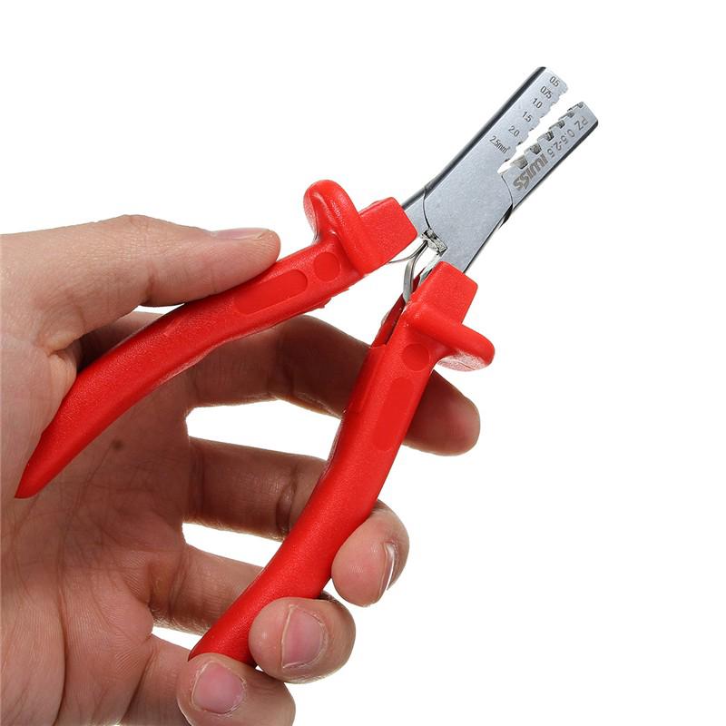 0.5-2.5mm² Small Ferrules Tool Crimper Plier For Crimping Wire Cable ...