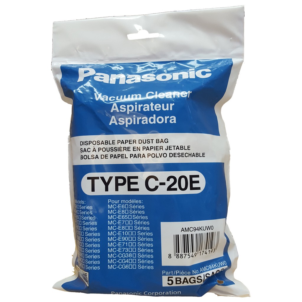 Panasonic Vacuum Cleaner Dust Bag Filter Type C20E (Original) Shopee
